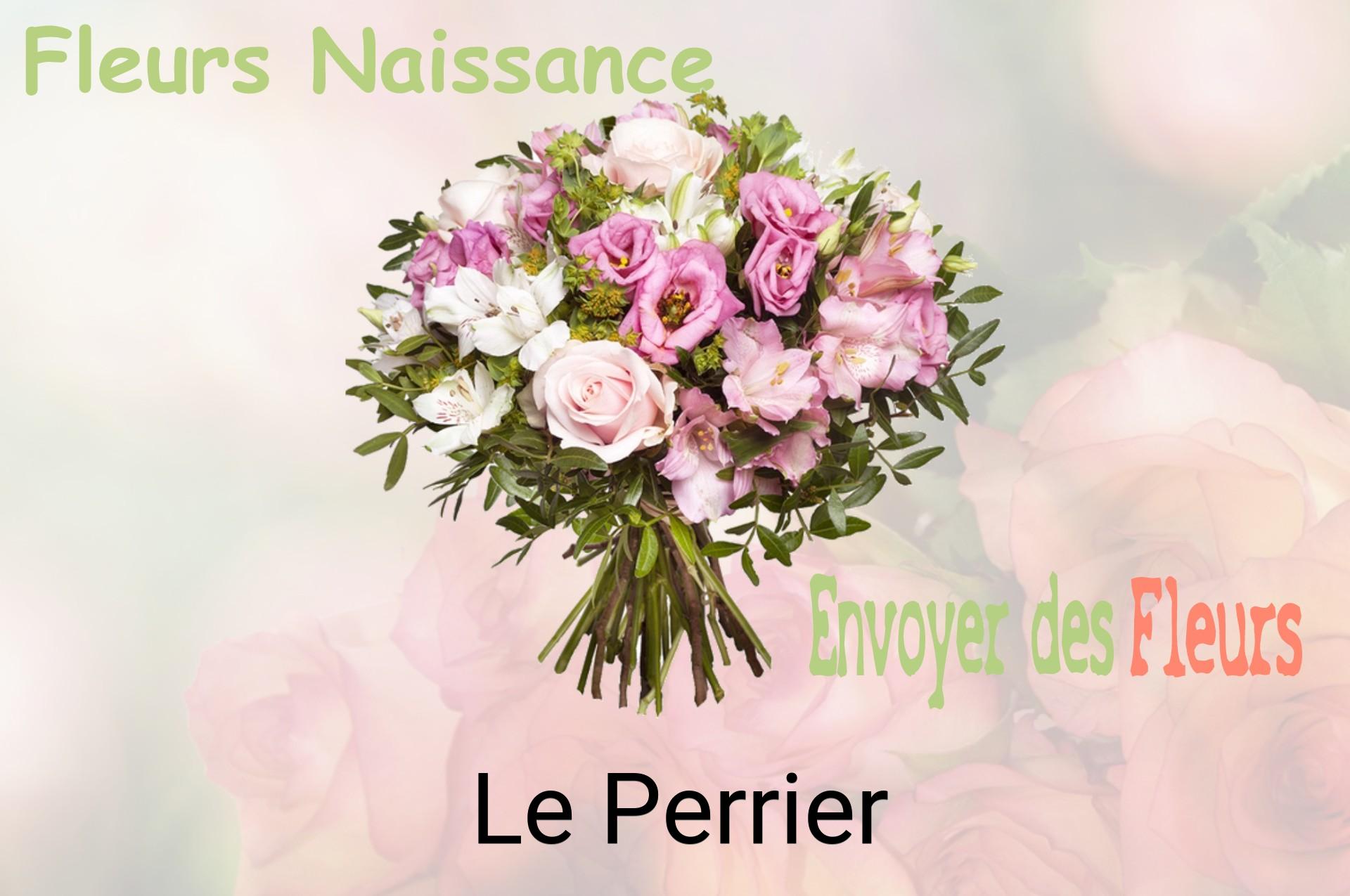 Bouquet de fleurs de naissance livré à Le Perrier